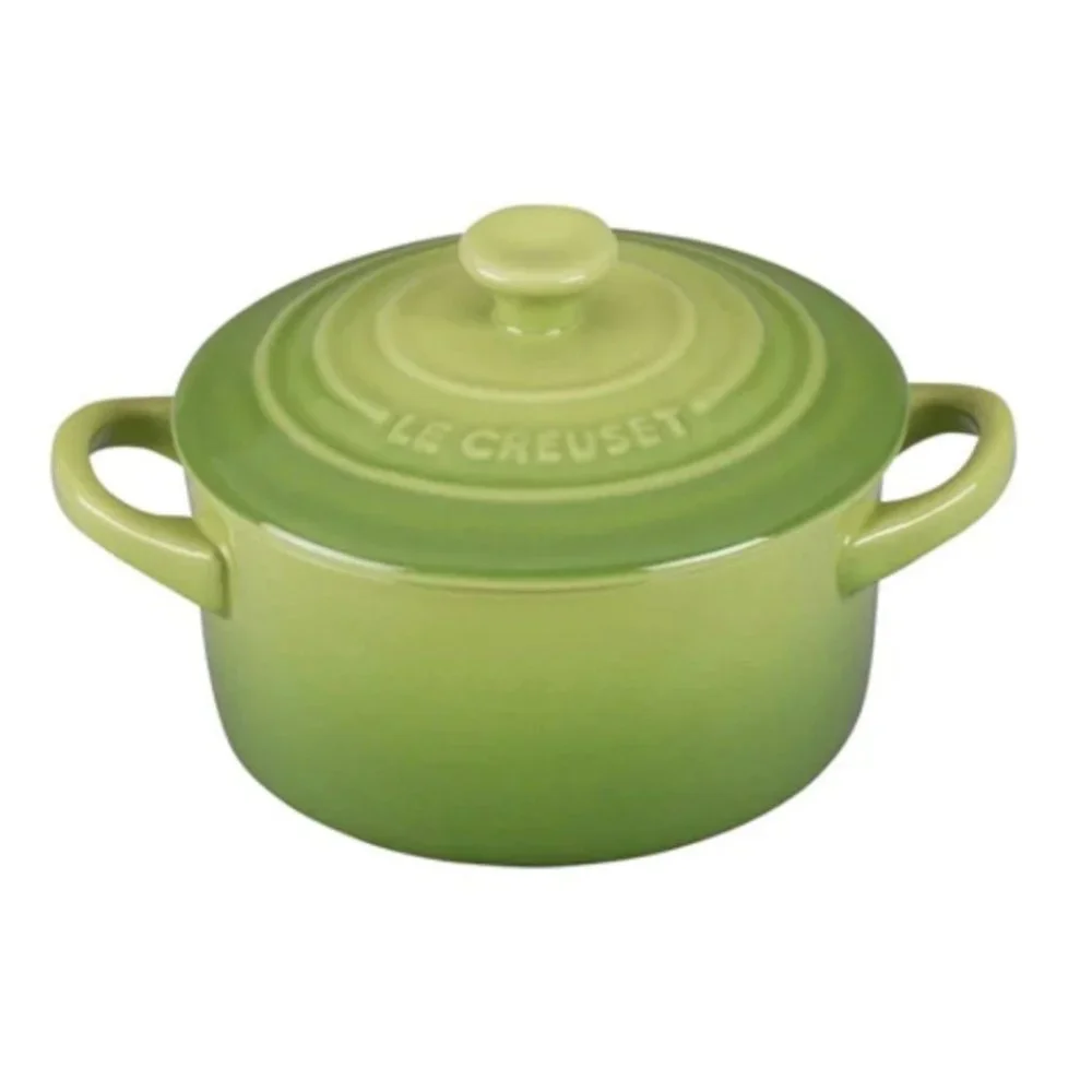 Le Creuset Mini Round Cocotte Palm 8 oz Set of 4